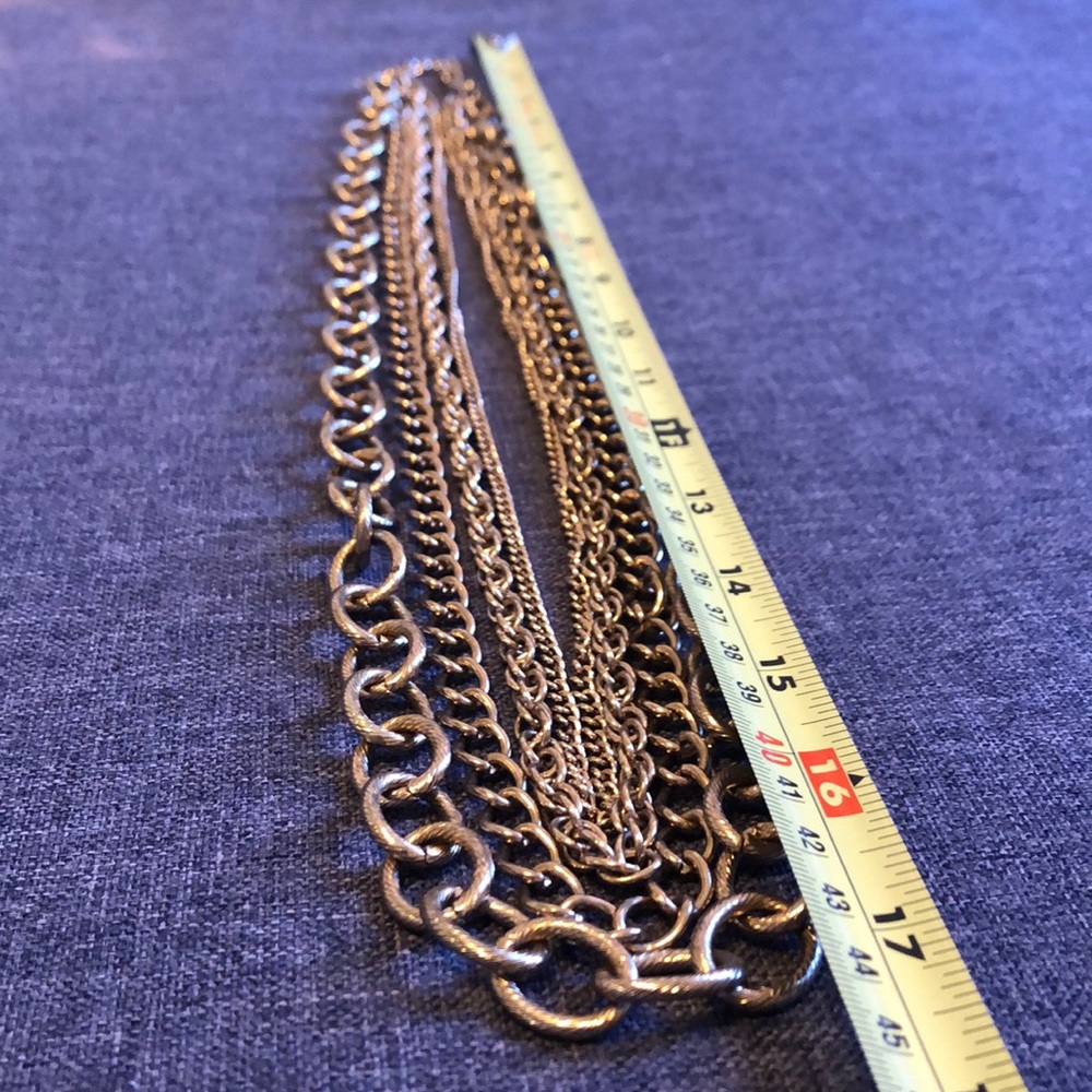 Multi Chain Necklace - Picture 5 of 8